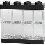 Room Copenhagen LEGO Minifiguren Display Case 8 schwarz, Aufbewahrungsbox schwarz/transparent