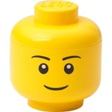 Room Copenhagen LEGO Storage Head "Boy", mini, Aufbewahrungsbox gelb