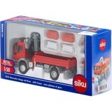 SIKU 3534 SUPER Mercedes Atego mit Kran, Modellfahrzeug rot