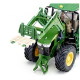 SIKU CONTROL32 John Deere 7310R mit Frontlader und Bluetooth App-Steuerung, RC grün, 1:32