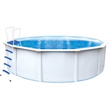 Steinbach Stahlwandpool Set Nuovo de Luxe II, Ø 360cm, H 120cm, Schwimmbad Höhe 120cm