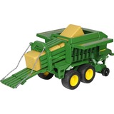 bruder 02017 John Deere Großballenpresse, Modellfahrzeug grün/gelb