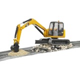 bruder 02456 Cat Minibagger, Modellfahrzeug gelb