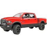 bruder 02501 RAM 2500 Power Wagon mit Pferdeanhänger, Modellfahrzeug rot/weiß, und Pferd
