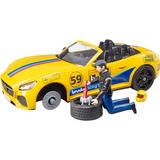 bruder 02504 RAM 2500 Power Wagon und Roadster Bruder Racing Team, Modellfahrzeug 