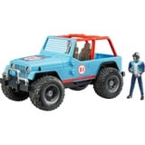 Jeep Cross Country Racer mit Rennfahrer, Modellfahrzeug