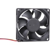 Alphacool ES 80mm 800-6.000rpm Fan 80x80x25mm, Gehäuselüfter schwarz, Two Ball Bearing, PWM, 80 mm