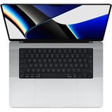 Apple MacBook Pro (16") 2021, Notebook silber, M1 Pro 16-Core GPU, macOS Ventura, Deutsch, 120 Hz Display, 512 GB SSD