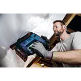 Bosch Akku-Holzklammerer GTH 18V-14 Professional solo, 18Volt, Elektrotacker blau/schwarz, ohne Akku und Ladegerät, in L-BOXX