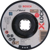 Bosch X-LOCK Schruppscheibe Standard for Metal, Ø 125mm, T27, Schleifscheibe Bohrung 22,23mm, A 24 P BF