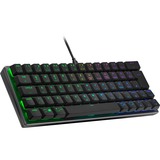 Cooler Master SK620, Gaming-Tastatur gunmetal/schwarz, DE-Layout, TTC Low Profile RGB Red