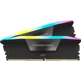 Corsair DIMM 32 GB DDR5-5600 (2x 16 GB) Dual-Kit, Arbeitsspeicher schwarz, CMH32GX5M2B5600Z36K, Vengeance RGB, AMD EXPO