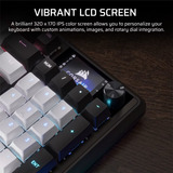 Corsair Vanguard 96, Gaming-Tastatur schwarz/weiß, DE-Layout, Corsair MLX Plasma