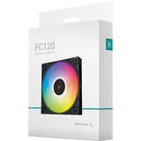 DeepCool FC120 RGB 120x120x25, Gehäuselüfter schwarz