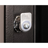 Digitus Glas-Fronttür für 19" 16HE Wandgehäuse Unique Serie, Frontpanel schwarz, 16 Höheneinheiten