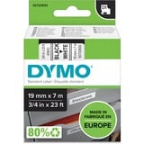 Dymo D1 ORIGINAL Schriftband, schwarz auf weiß, 19mm x 7m S0720830