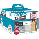 Dymo LabelWriter ORIGINAL Hochleistungsetiketten 25x25mm, 2 Rollen mit je 850 Etiketten permanent klebend, 2112286