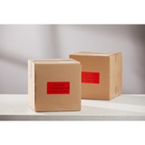 Dymo Labelwriter Versand-Etiketten 2133399 , Schriftband 220 Etiketten, schwarz auf rot, 54 x 101 mm