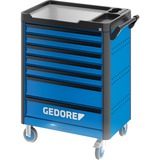 GEDORE Werkzeugwagen workster highline blau/schwarz, inkl. 147 Werkzeuge