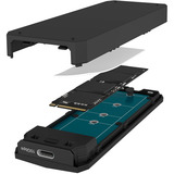 ICY BOX Spade Case 1805, Laufwerksgehäuse schwarz