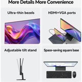 Koorui E2711K, LED-Monitor 68.6 cm (27 Zoll), schwarz, FullHD, IPS, HDMI, VGA, 144Hz Panel