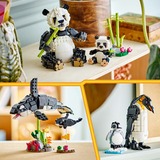 LEGO 31165 Creator 3-in-1 Wilde Tiere: Pandafamilie, Konstruktionsspielzeug 