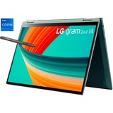LG gram 14T90R-G.AA77G, Notebook grün, Windows 11 Home 64-Bit, 1 TB SSD