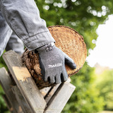 Makita Arbeitshandschuhe P-84713, Gr. M (8), Schnittfestigkeit F/7 schwarz/grau, 1 Paar