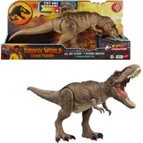Mattel Jurassic World All-Out Attack Tyrannosaurus Rex Dinosaurier Actionfigur, Spielfigur 