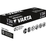 Varta Silberoxid-Knopfzelle 344, Batterie silber, 10 Stück