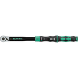 Wera Drehmomentschlüssel mit Umschaltknarre Click-Torque Lock C 3 schwarz/grün, Abtrieb 1/2", 40 bis 200 Nm