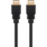 goobay Ultra High-Speed HDMI Kabel mit Ethernet, HDMI 2.1 schwarz, 3 Meter