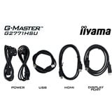 iiyama G-Master G2771HSU-B1 Red Eagle, Gaming-Monitor 68.6 cm (27 Zoll), schwarz (matt), FullHD, Fast-IPS, HDMI, DP, G-Sync komp., USB-Hub, 240Hz Panel