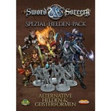 Asmodee Sword & Sorcery: Die Alten Chroniken - Alternative Helden & Geisterformen Spezial-Helden-Pack, Brettspiel Erweiterung