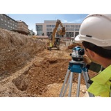 Bosch Professional Optisches Nivelliergerät GOL 32 D Professional, mit Baustativ blau, Maßeinheit 360 Grad