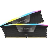 Corsair DIMM 32 GB DDR5-5200 Kit, Arbeitsspeicher schwarz, CMH32GX5M2B5200C40, Vengeance RGB, XMP