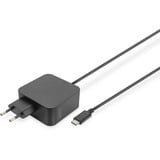 Digitus Notebook Ladegerät DA-10071, USB-C, 65 Watt schwarz, PD 3.0, Kabellänge 1,20 Meter
