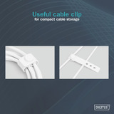 Digitus USB 2.0 Silikon-Kabel USB-A > Lightning, MFI zertifiziert weiß, 1 Meter, PD, Laden mit bis zu 12 Watt