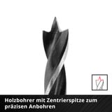 EINHELL Bohrer-Set Holz, Stein und Metall M-CASE, 16-teilig, Bohrer-Satz 