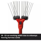 EINHELL Power X-Change Akku-Oliven-/Obstrüttler GE-FS 18/53 Li-Solo, Obstpflücker rot/schwarz, ohne Akku und Ladegerät, mit Teleskop-Stiel