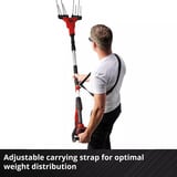 EINHELL Power X-Change Akku-Oliven-/Obstrüttler GE-FS 18/53 Li-Solo, Obstpflücker rot/schwarz, ohne Akku und Ladegerät, mit Teleskop-Stiel