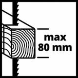EINHELL Stichsäge TC-JS 80/1 rot/schwarz, 550 Watt
