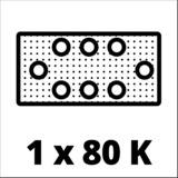 Einhell Akku-Schwingschleifer TC-OS 18/187 Li-Solo rot/schwarz, ohne Akku und Ladegerät