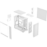 Fractal Design Epoch XL TG Clear tint, Tower-Gehäuse weiß, Tempered Glass