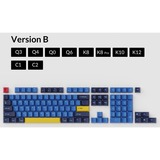 Keychron OEM Dye-Sub PBT Keycap-Set - Beach, Tastenkappe blau/gelb, US-Layout (ANSI)