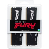 Kingston FURY DIMM 32 GB DDR5-6400 (2x 16 GB) Dual-Kit, Arbeitsspeicher schwarz, KF564C32BBAK2-32, FURY Beast RGB, INTEL XMP
