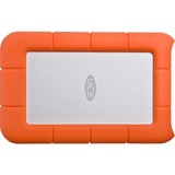 LaCie Rugged Mini 1 TB, Externe Festplatte silber/orange, Micro-USB-B 3.2 Gen 1 (5 Gbit/s)