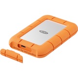 LaCie Rugged Mini SSD 1 TB, Externe SSD orange/silber, USB-C 3.2 Gen 2x2 (20 Gbit/s)