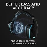 Logitech Gaming G935, Gaming-Headset schwarz, 7.1 Virtual Surround, Lightsync