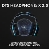 Logitech Gaming G935, Gaming-Headset schwarz, 7.1 Virtual Surround, Lightsync